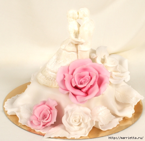 Торт Роза. Рецепт сахарной мастики (6) (500x485, 145Kb)