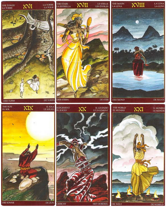 The World of Taro - Afro-Brazilian Tarot-002 (560x700, 515Kb)