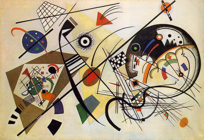 2 А. Кандинский - Поперечная линия. <br ></img>Художественное собрание земли Северный Рейн — Вестфалия, Дюссельдорф, Германия (700x483, 183Kb)