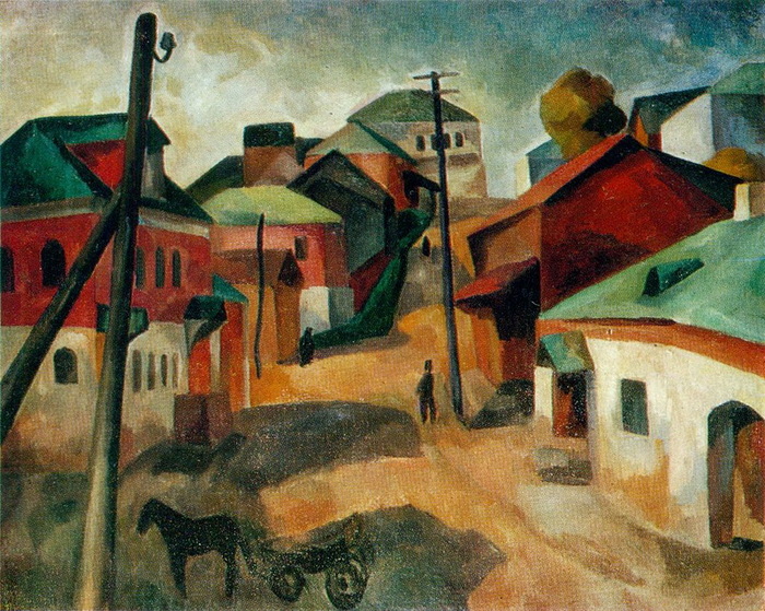 6 Роберт Фальк. Старая Руза. 1913. Государственный Русский музей, Санкт-Петербург (700x559, 206Kb)