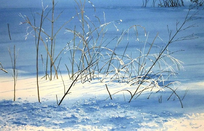 Зимние акварели Абе Тошиюки (Abe Toshiyuki).4 (700x449, 151Kb)