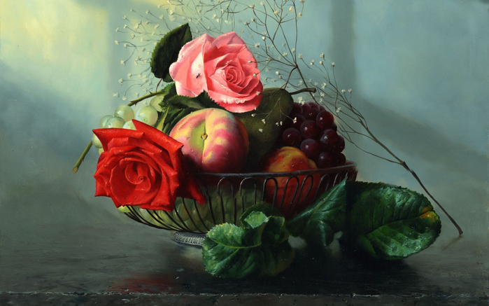 fruit-berries-vase-flower-rose (700x437, 311Kb)