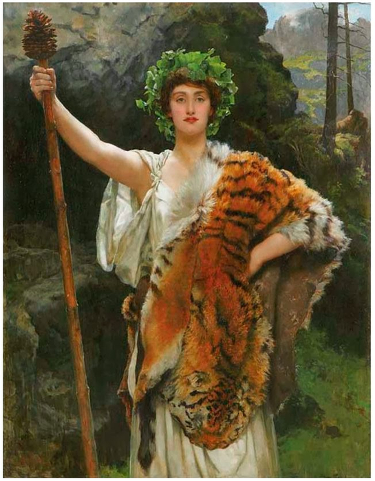 _John Collier (1850-1934) The Priestess of Bacchus. Oil on canvas. 147.5 x 112.5 cm1 (545x700, 382Kb)