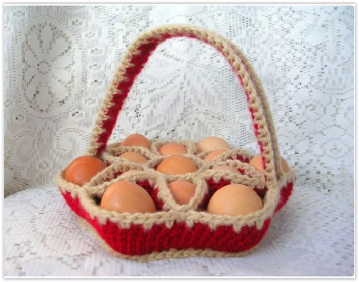 Пасхальная корзинка курочка крючком. Часть 2. Easter crochet basket. Episode 2.