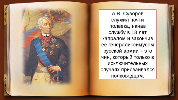 Суворов александр васильевич биография презентация