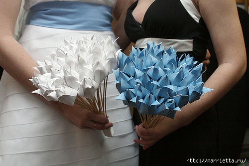 Свадебные букеты для невесты своими руками (9) (500x333, 101Kb)