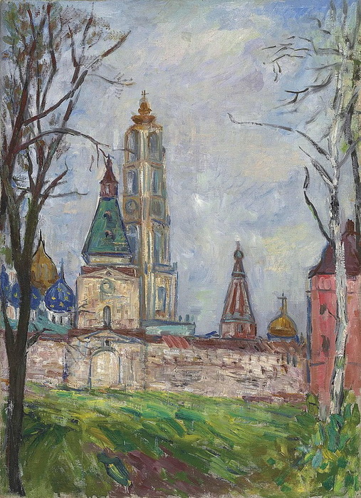 1952 Монастырь (Лавра). Х, м. 96 x 68.8 cm. Кристис Лондон 2012 (507x700, 196Kb)