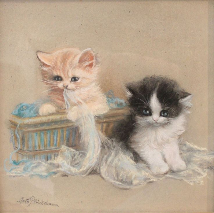 2ffac445f658fd26bd9e79445450378f--cat-paintings-cat-art (700x697, 376Kb)
