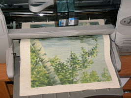 Печать принтов для вышивки лентой на струйном принтере