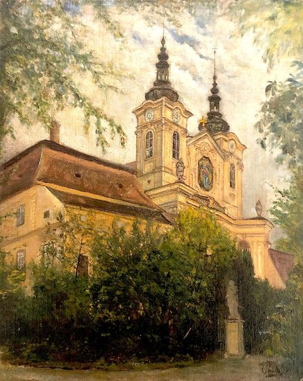 Konrad-Petrides-1864-1943-Kirche-in-der-Wiener-Umgebung_1579286196_647 (438x550, 102Kb)