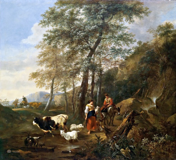 д3 Николас Питерс Берхем (1620—1683) (600x547, 157Kb)