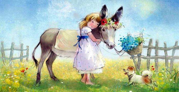 Очаровательный мир счастья на картинах Екатерины Бабок.