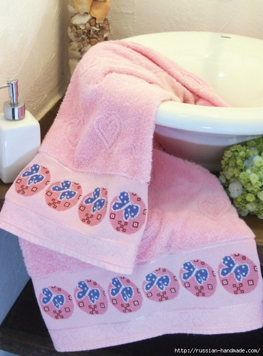 Схемы вышивки для украшения банного полотенца (3) (517x700, 353Kb)