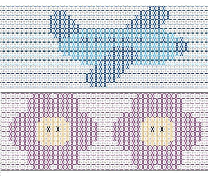 Схемы вышивки для украшения банного полотенца (8) (700x593, 643Kb)