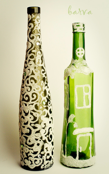 Подставка под шампанское в стиле канзаши из лент и косой бейки своими руками