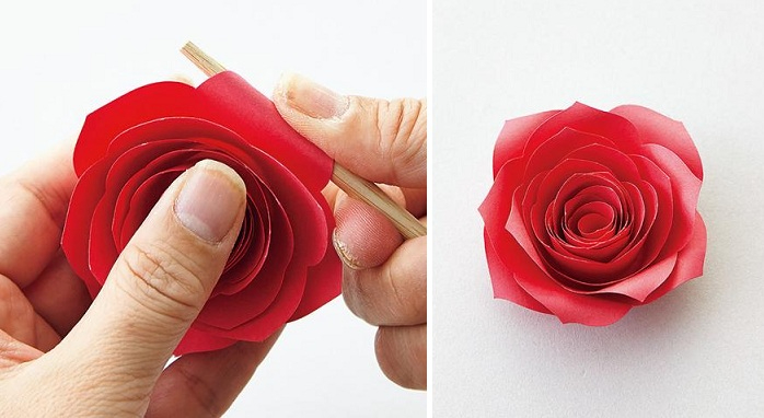 Букет роз из бумаги своими руками (5) (698x382, 193Kb)