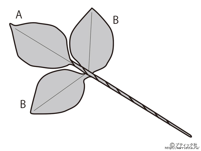 Розы и тюльпаны в технике оригами из бумаги (6) (700x525, 67Kb)