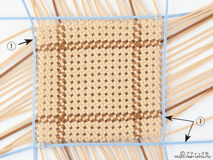 Плетение корзинки из проволоки в бумажной оплетке (14) (700x525, 372Kb)