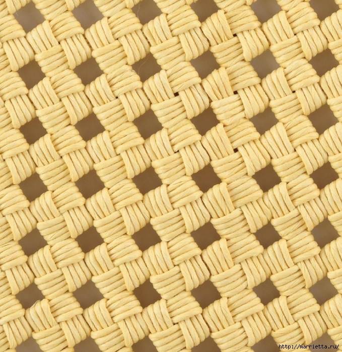 Плетение узора «Каменная мостовая» из проволоки в бумажной оплетке (21) (679x700, 413Kb)