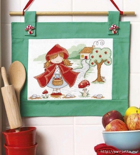 Вышивка «Красная Шапочка» для детского панно (1) (448x495, 142Kb)