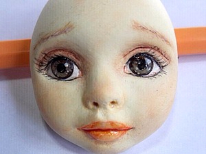Тедди-долл из пластика. Роспись лица куклы (1) (300x225, 59Kb)