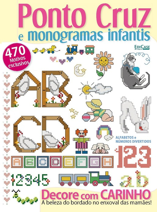 Ponto Cruz у monogramas infantis 2022 (1) (516x699, 368Kb)