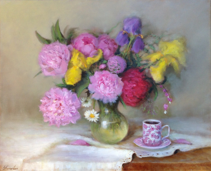 Елена Кацевал цветочные натюрморты 14 (700x568, 393Kb)