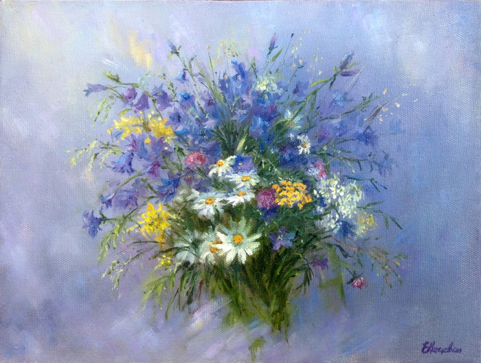 Елена Кацевал цветочные натюрморты 18 (700x528, 452Kb)
