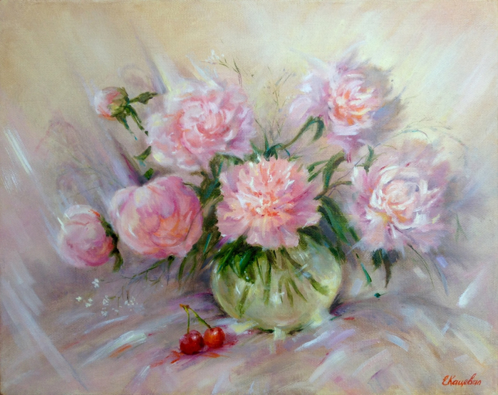 Елена Кацевал цветочные натюрморты 26 (700x555, 425Kb)