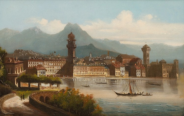 Johann_Wilhelm_Jankowski_-_Riva_am_Gardasee (700x441, 334Kb)