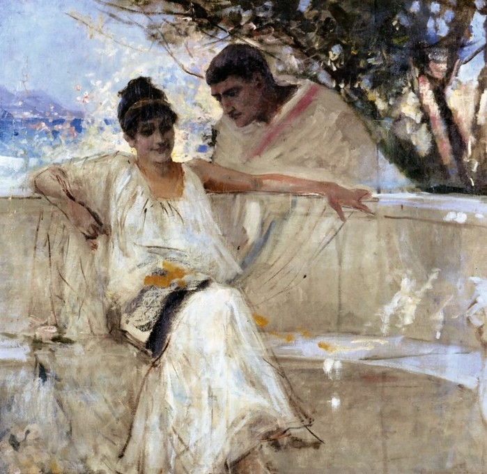 Albert Edelfelt horace and lydia study (700x680, 139Kb)
