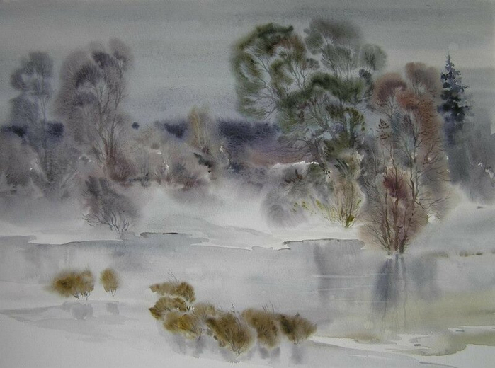 Р Р°РЅРЅСЏСЏ РІРµСЃРЅР°. Р РµРєР° РЈС‚СЊ(40РҐ54, 2010) (700x520, 270Kb)