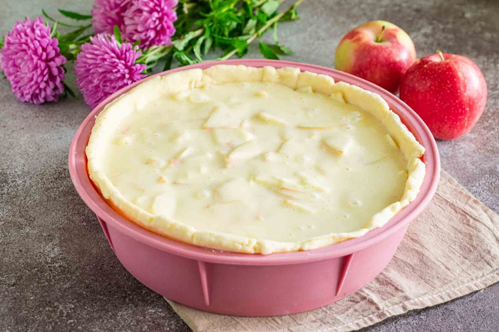 яблочный пирог Пломбир сладкий и ароматный 8 (700x466, 336Kb)