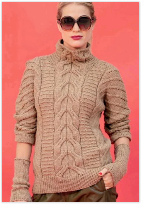 модные свитера женские вязаные спицами | Дзен
