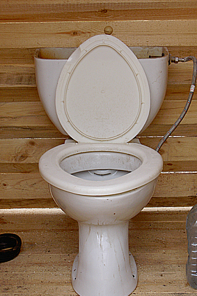 Как сделать креативный деревянный туалет для дачи (15) (283x425, 210Kb)