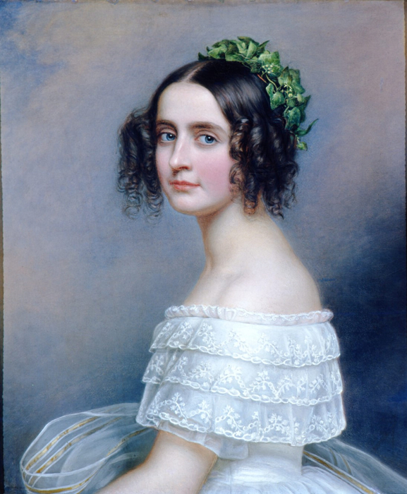 Stieler_-_Alexandra,_Prinzessin_von_Bayern_(Schönheitengalerie) (577x700, 400Kb)