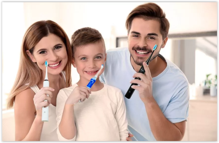 электрические зубные щетки и насадки