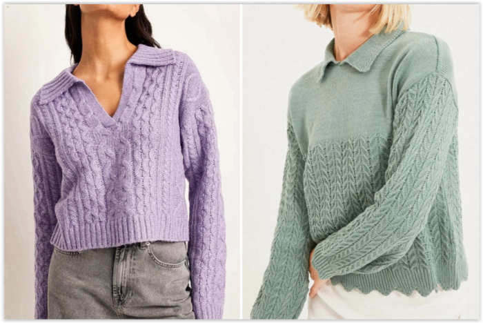 Как снять мерки для вязания свитера