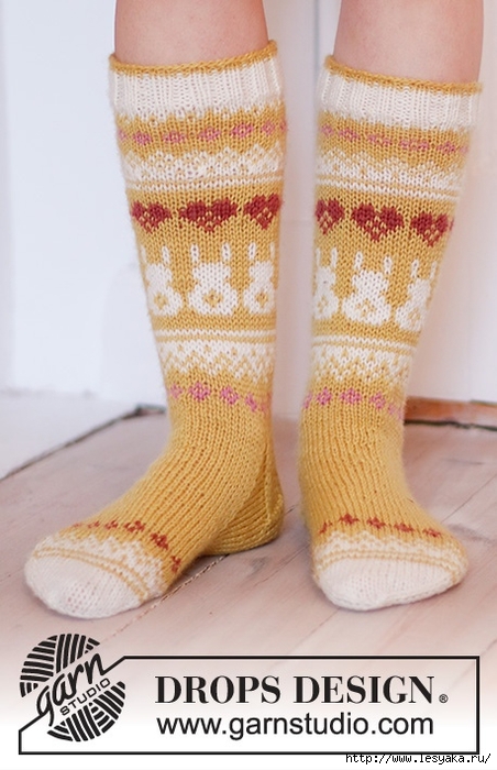 Расчёт вязания носков