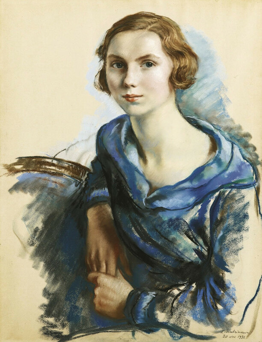 Портрет Марианны де Брауэр, 1931 год. Частное собрание (535x700, 391Kb)