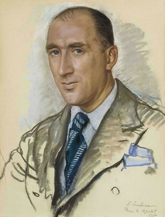 Портрет Петра Николаевича Шильдкнехта, 1955 год. Частная коллекция (532x700, 345Kb)
