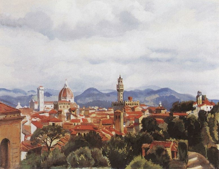 Флоренция, 1949 год (700x540, 343Kb)