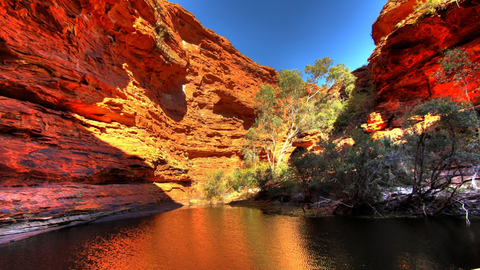 Kings Canyon gorge, Northern Territory of Australia (700x393, 461Kb)