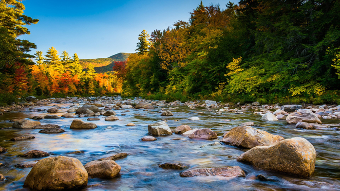 Swift River, along the Kancamagus Highway in White Mountain National Forest, New Hampshire, USA (700x393, 454Kb)