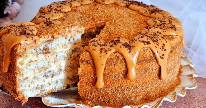 Ореховый торт с грушей5 (700x366, 351Kb)
