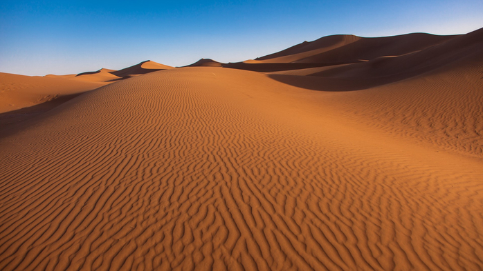 Landscape of Erg Chigaga, Sahara desert, Morocco (700x393, 316Kb)