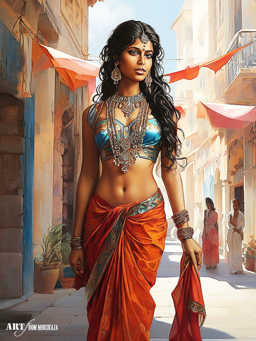 10-Default_full_body_Beautiful_Indian_woman_in_a_bright_sari_and_1 (525x700, 197Kb)