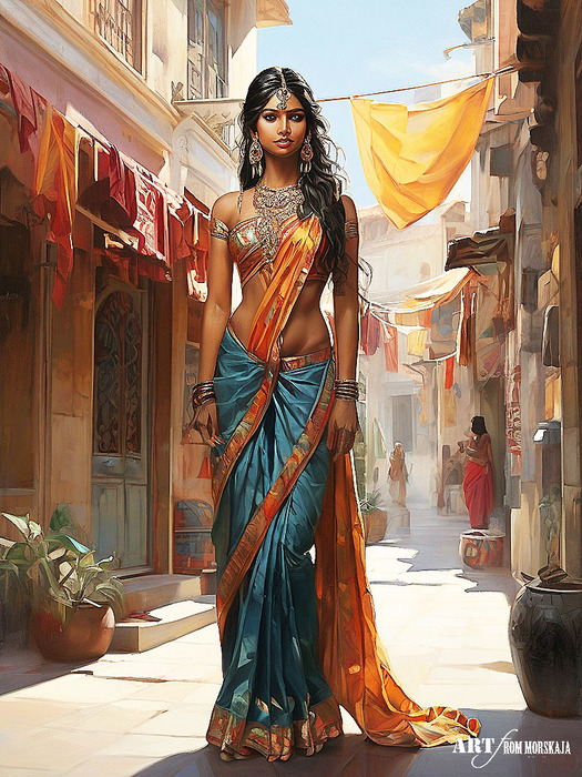 9-Default_full_body_Beautiful_Indian_woman_in_a_bright_sari_and_0 (525x700, 203Kb)