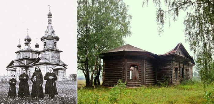 Вишня. Пoкровская старообрядческая церковь, 1908 г. (700x341, 267Kb)