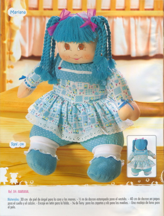 QUILI - 135. Журнал с выкройками текстильных кукол (4) (533x699, 367Kb)